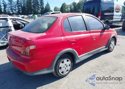 2001 Toyota Echo z USA, uszkodzony, nr VIN JTDBT123810146967